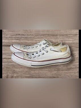 Converse Shoes Mens 8 Womens 10 Chuck Taylor All Star Sneakers White Canvas